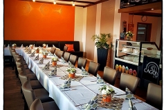 Wir haben für ihre Feier gedeckt